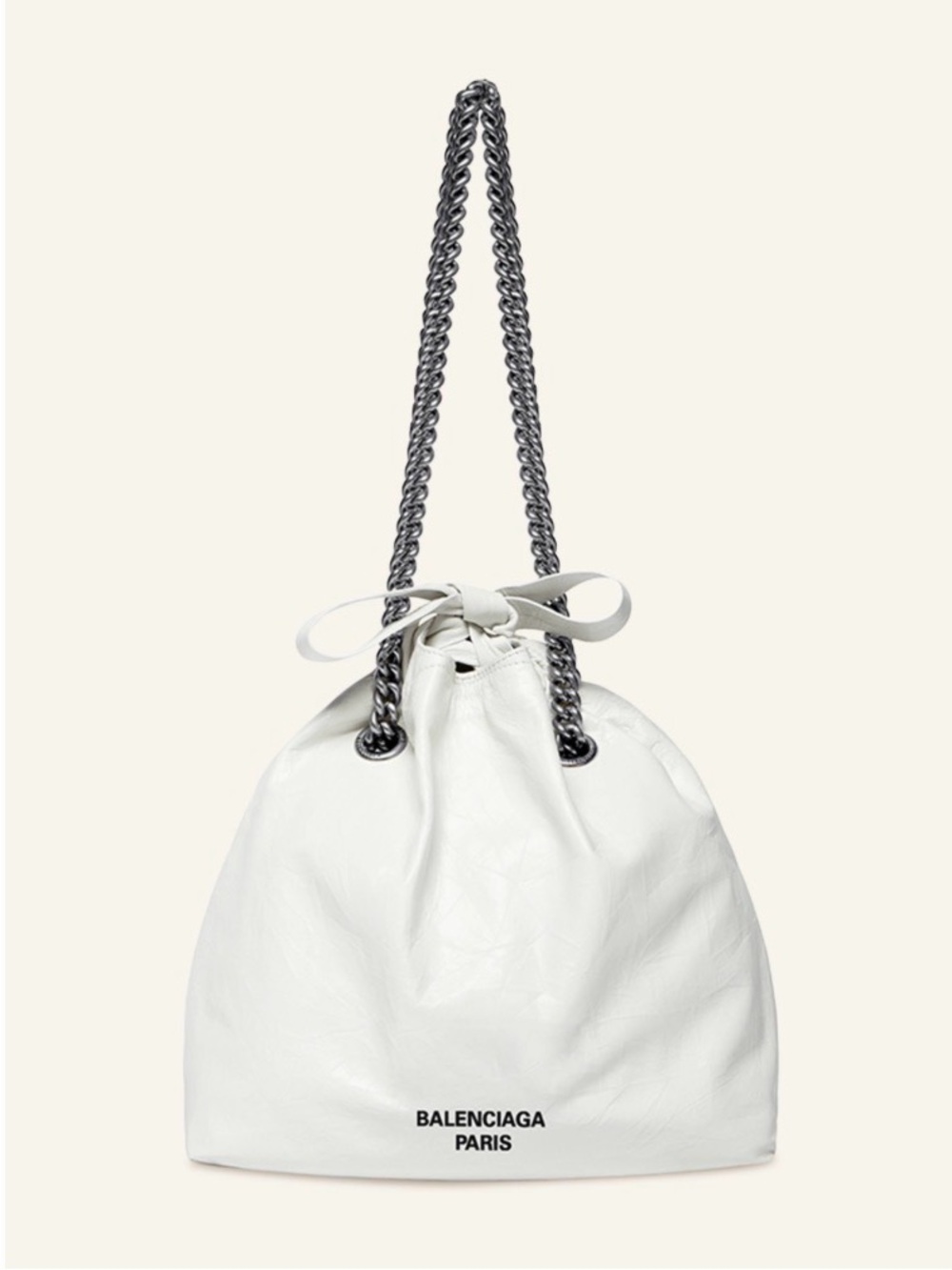 Balenciaga White Crush Small Tote 2024 AUTHENTIC